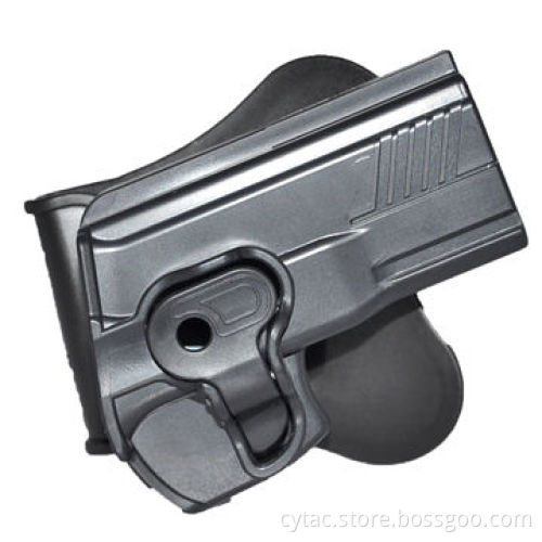 Tactical Black Polymer Pistol Holster for Taurus PT800